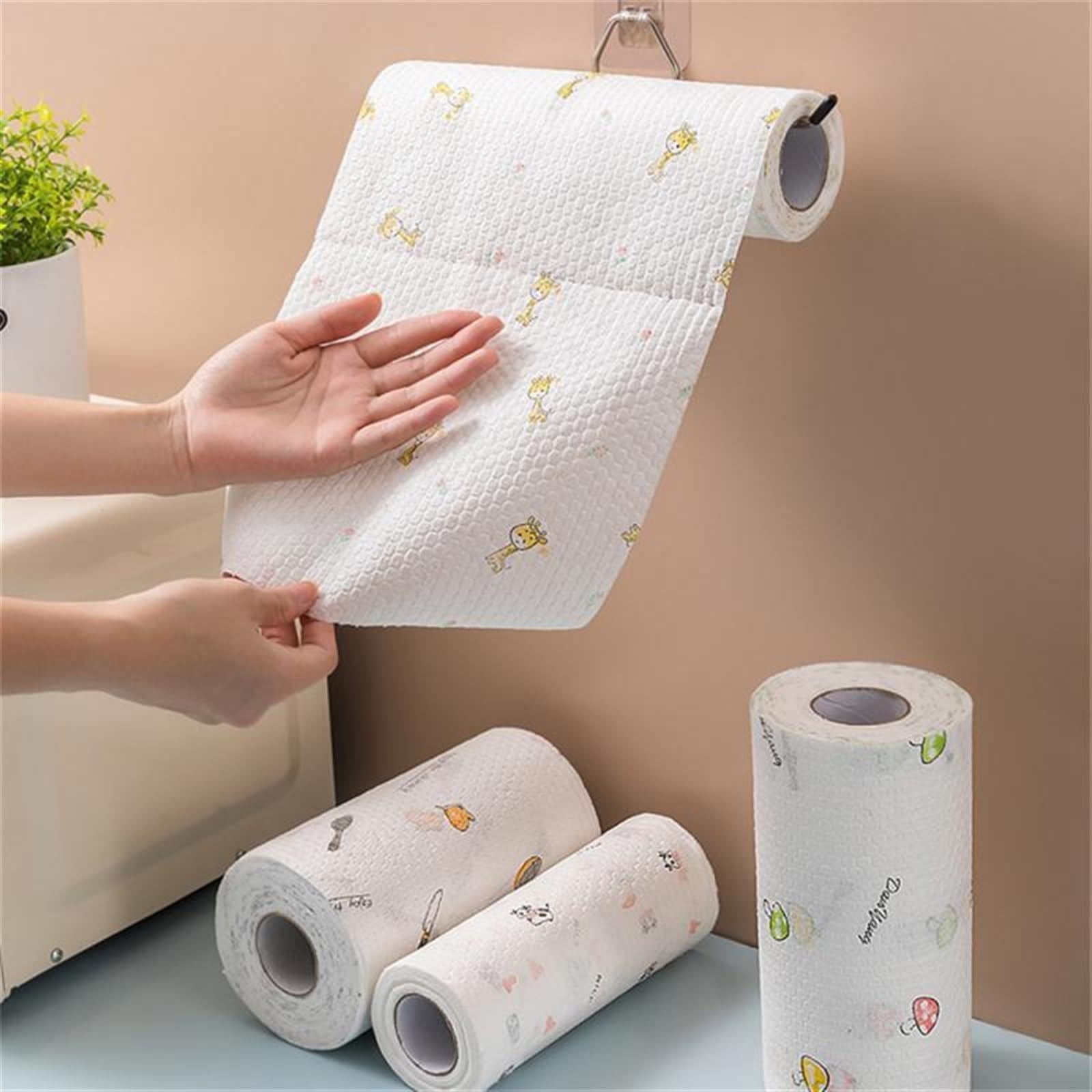 Amazon.co.jp: キッチン トイレ掃除用ペーパー ハンドタオル 布 