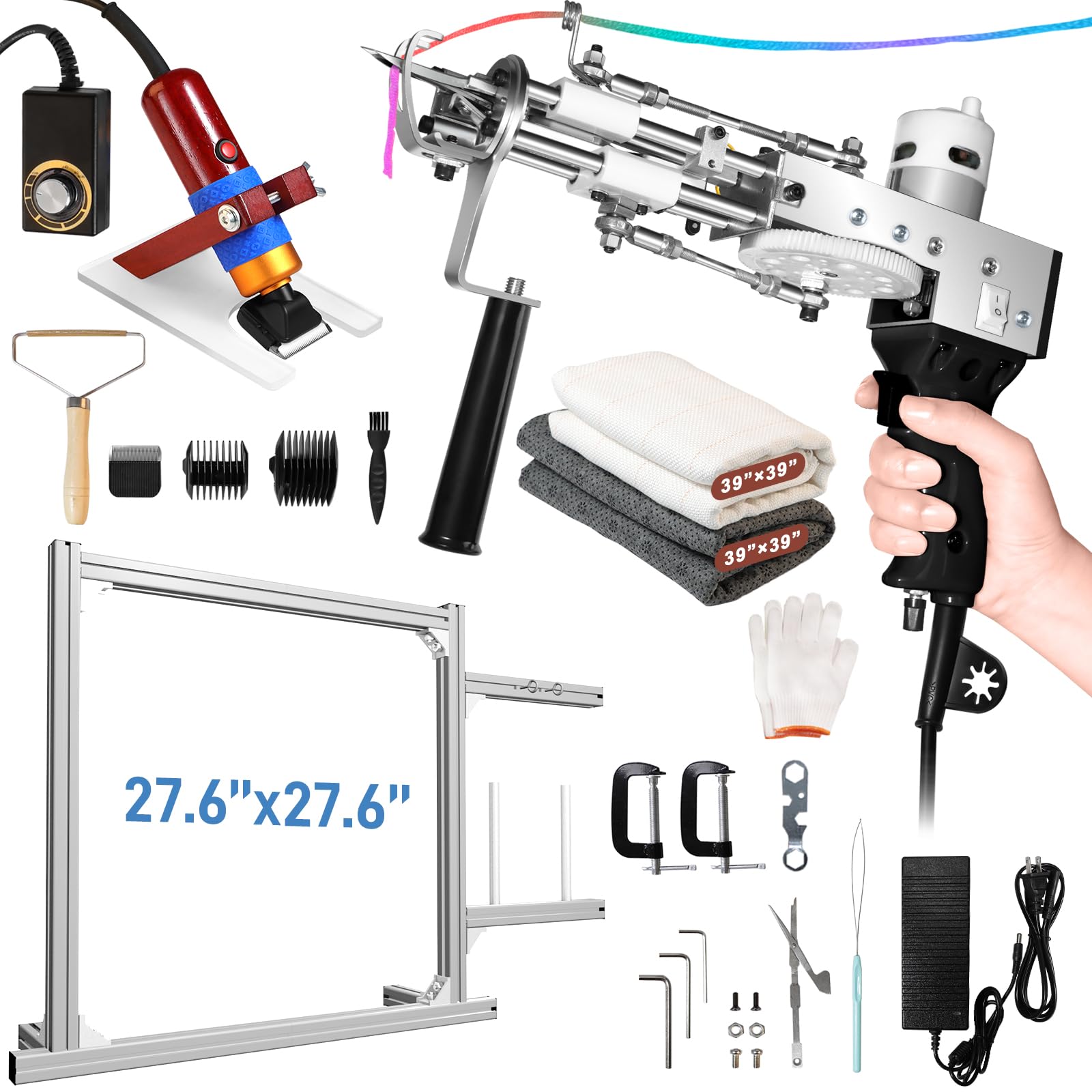 Amazon.co.jp: Kerty Rug タフティングフレームキット、ラグ作りのため