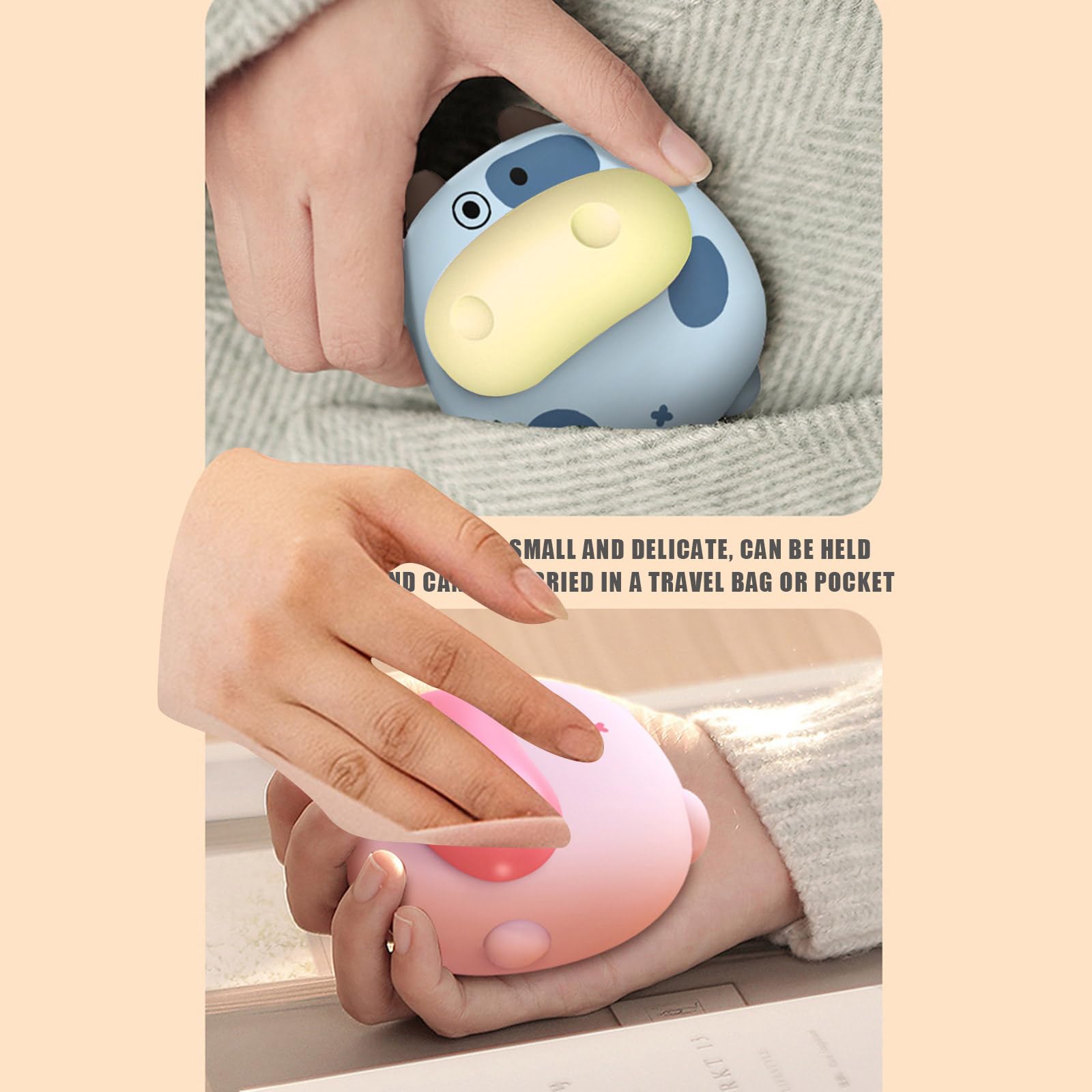 Chauffe-Mains en Forme d'animal de Compagnie, Chargeur USB, Mini Veilleuse Portable Antidéflagrante