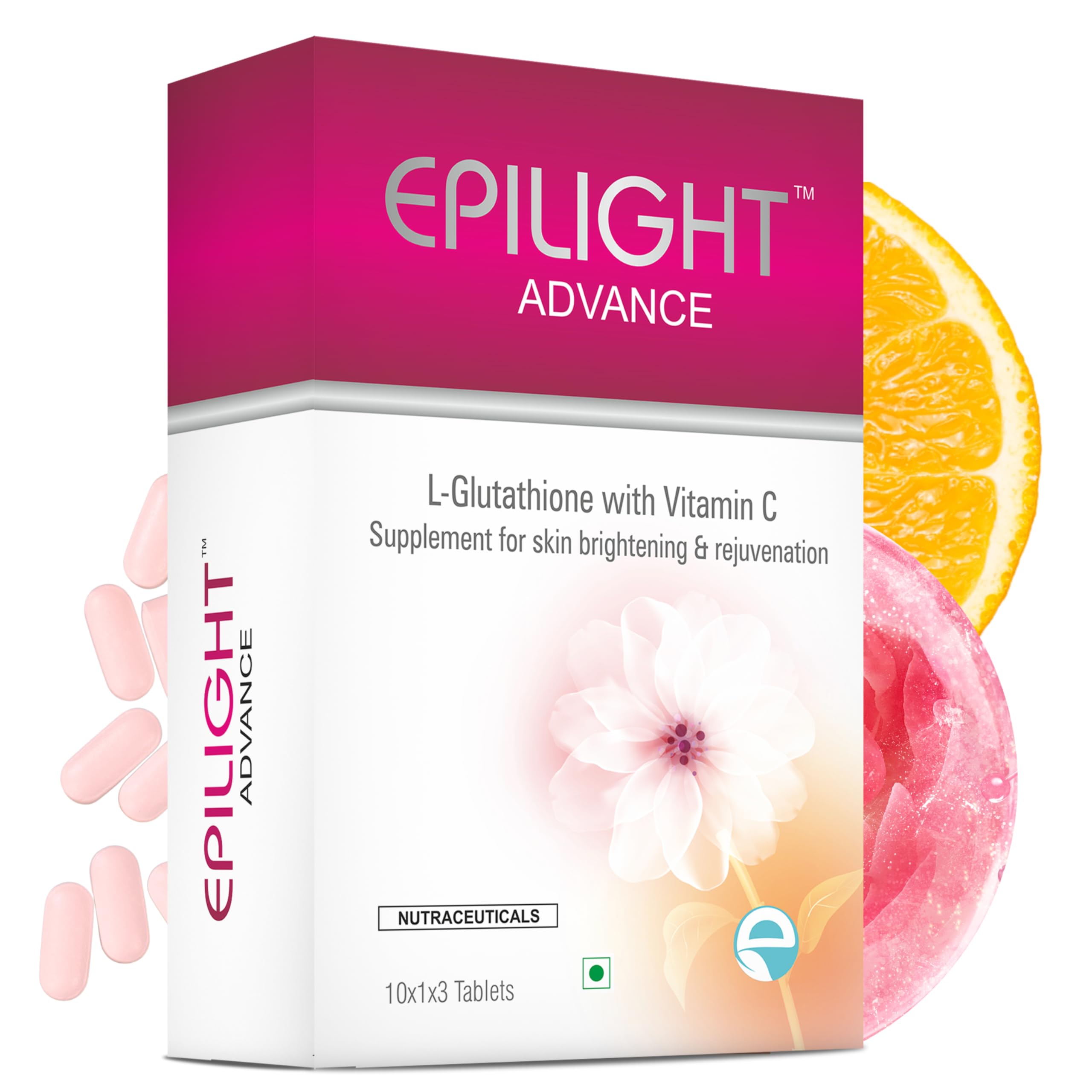 Advance L- Glutathione Tablets With Vitamin C Helps for Radiant Skin | 600mg Tablets | Glutathione Supplements for Men & Women (40 Count), 40 Capsule — Amazon image 11