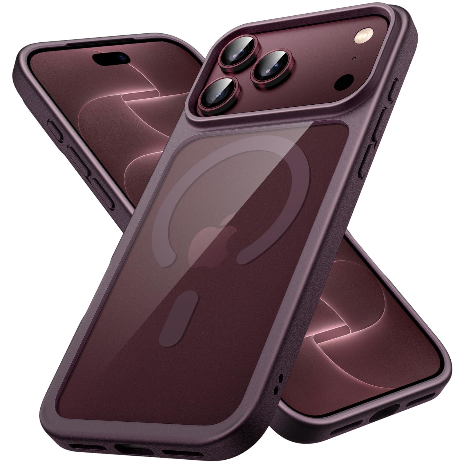 JETech Magnetic Case for iPhone 18 Pro, Dark Cherry — Amazon image 29