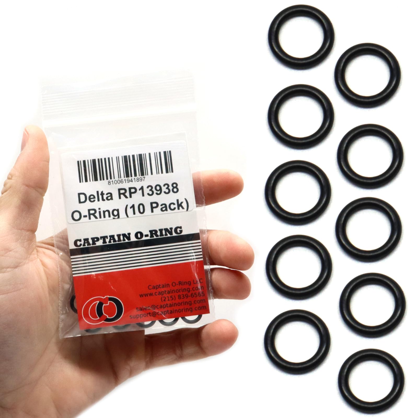 Captain O-Ring – Replacement RP13938 / 13938 O-Rings for Delta Faucets ...