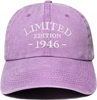 80th Birthday Gifts for Men Women, Happy 80th Birthday Decorations 1946 Hat