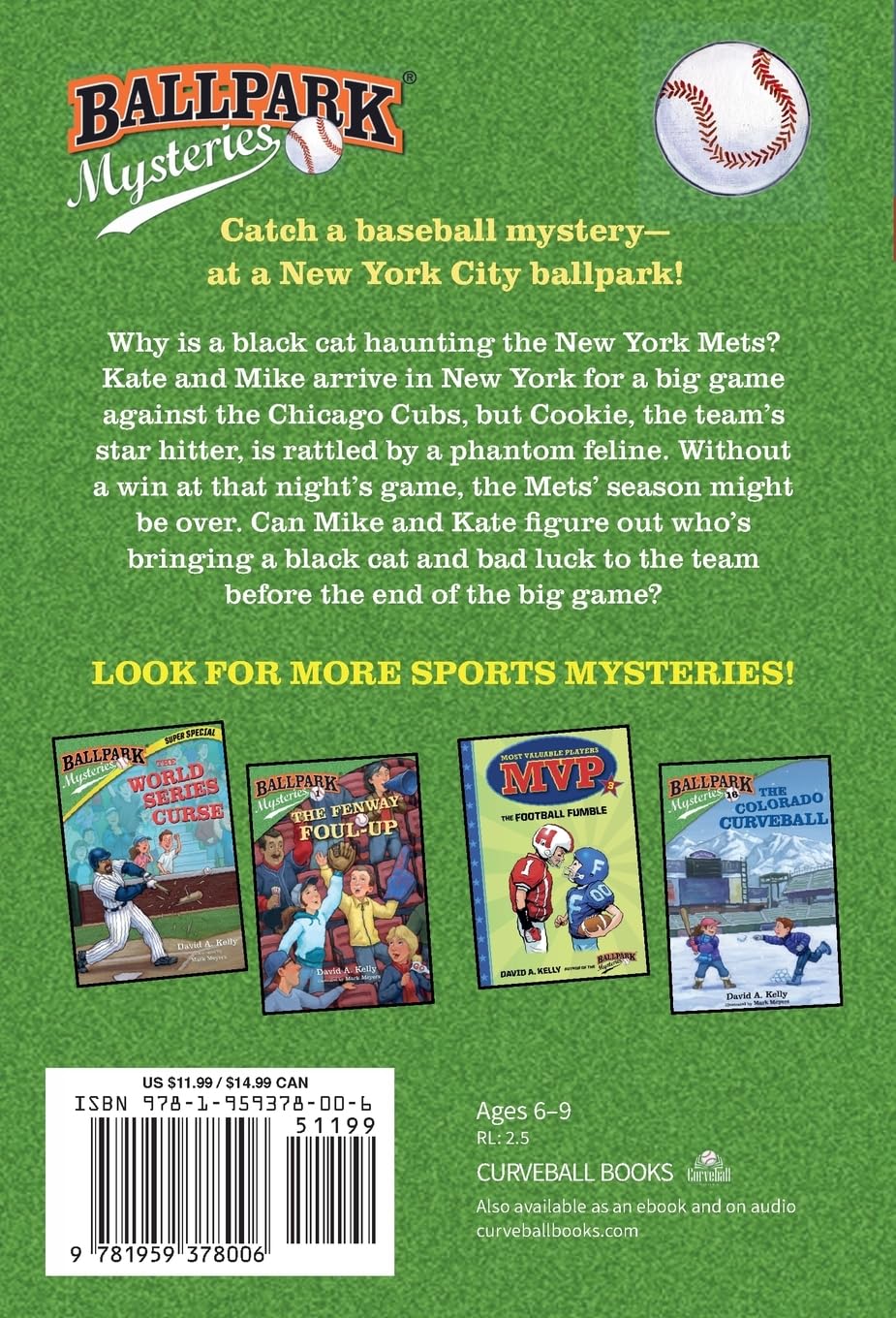 Ballpark Mysteries #19: The Black Cat Change-Up - Image 2