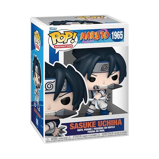 Funko Pop! Animation: Naruto Classic - Sasuke Uchiha - Figura in Vinile da Collezione - Idea Regalo - Merchandising Ufficiale - Giocattoli per Bambini e Adulti - Anime Fans