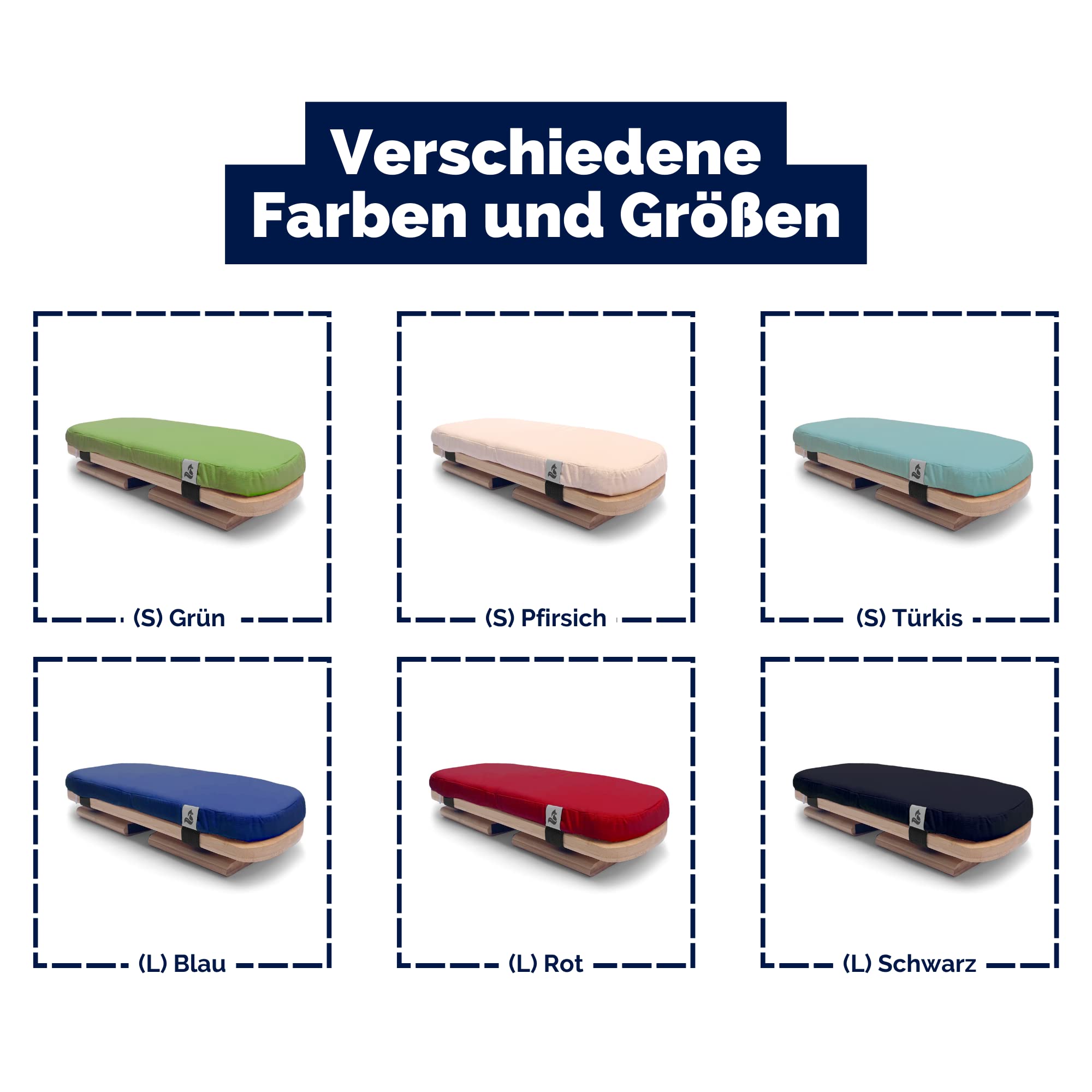 metaFox Panca da meditazione | Sgabello pieghevole in bambù con cuscino e borsa per il trasporto | Per la tua pratica di attenzione e meditazione | alternativa al cuscino da meditazione
