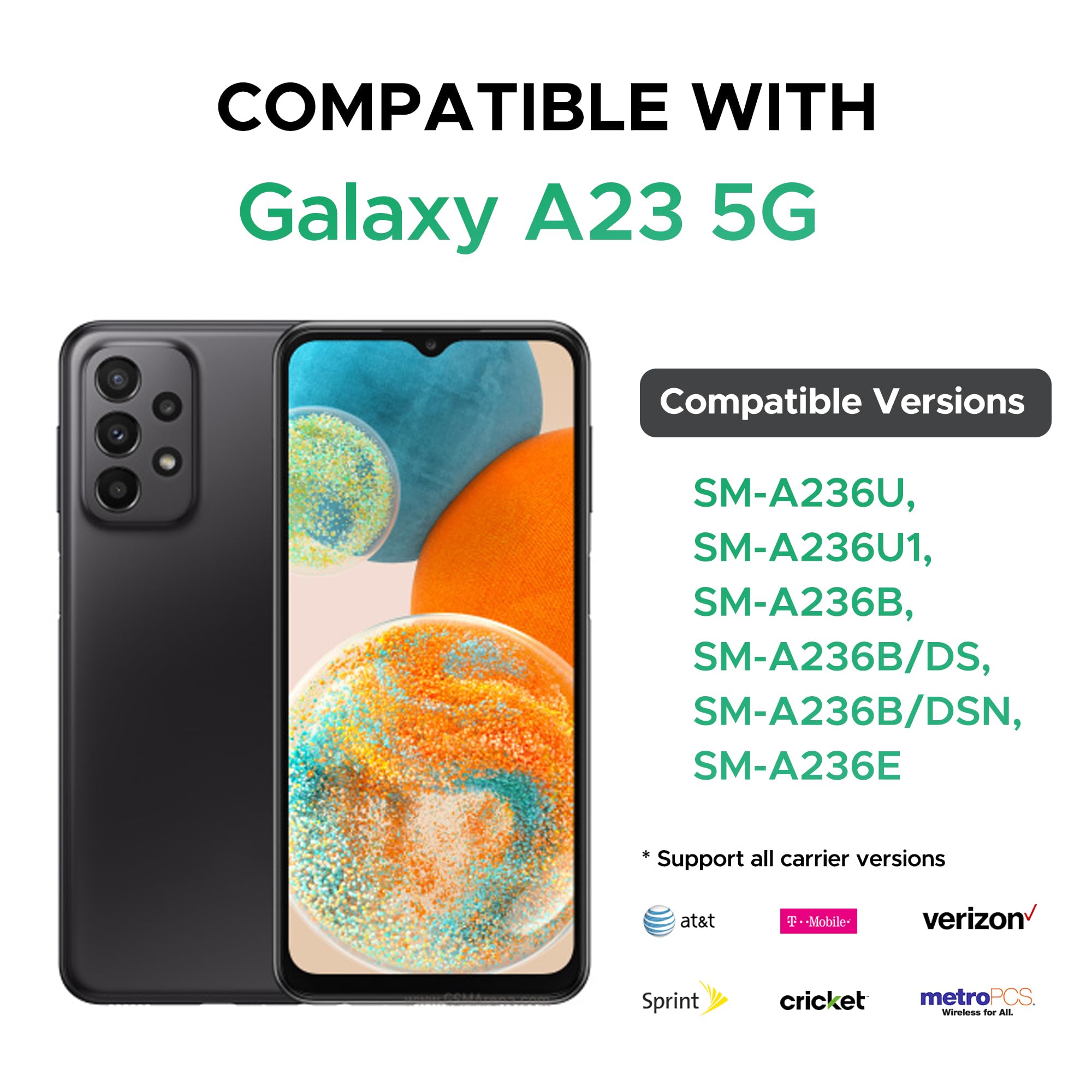 Amazon.com: GREEN FUSION for Galaxy A23 5G Battery Replacement, EB