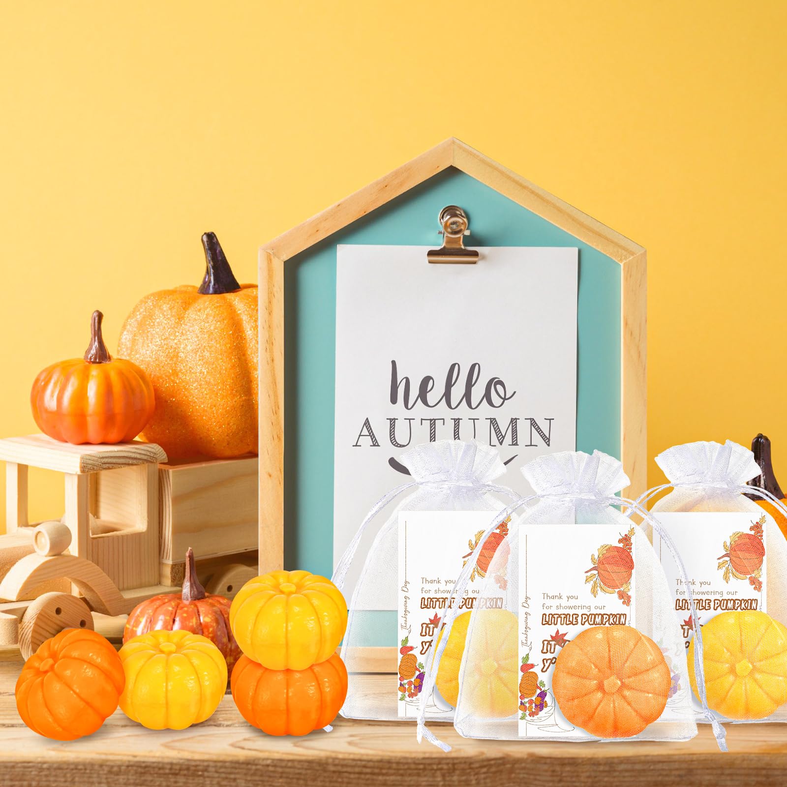 A Little Pumpkin Baby Shower Favors Popcorn Treat Bags A Sweet Little Pumpkin Favors
