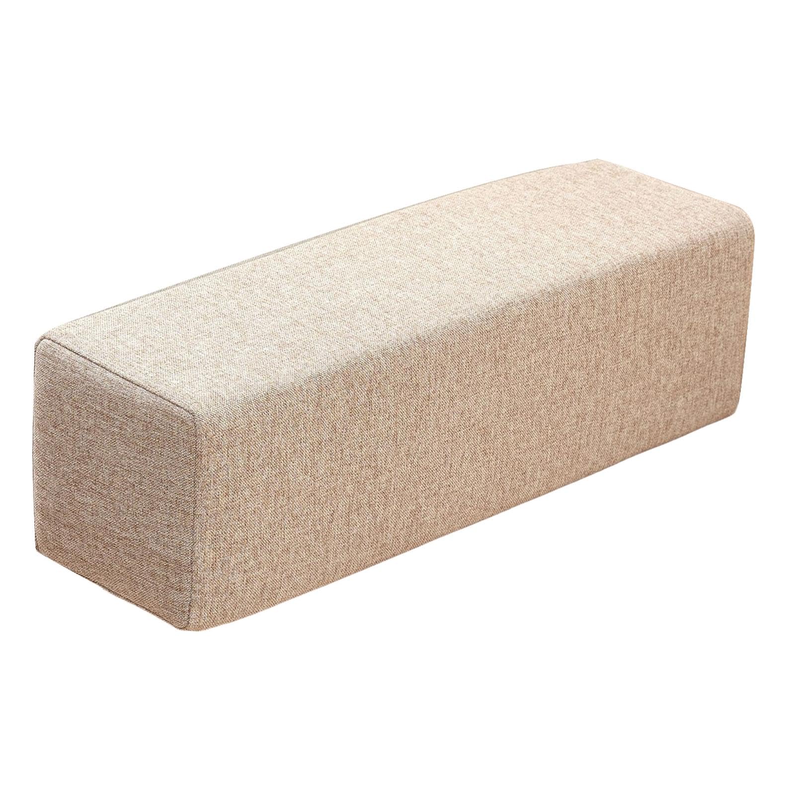 Apoyabrazos Lateral para Sofá, Cojín para Reposabrazos, Cabecero de Regalo, Soporte para, Esponja para Sillón, Dormitorio, Coche, Juegos Y, Café Ligero, Individual