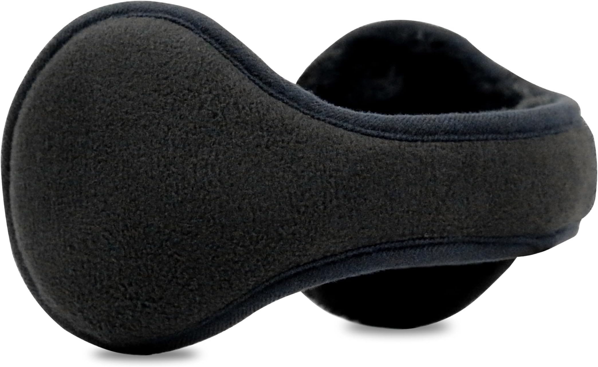 EliewaiWinter Men Earmuffs, Big Size Foldable Polar Fleece Ear Warmers Women Adjustable Ear Muffs for Outdoor Activities