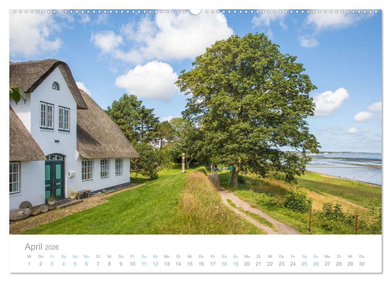 Sylt süchtig (hochwertiger Premium Wandkalender 2026 DIN A2 quer), Kunstdruck in Hochglanz: Fantastische Meerblicke von der Sehnsuchtsinsel