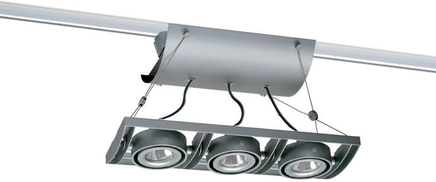 Juno Lighting XT16301SL 3Light Linear MR16 Trac Series Housing, Silver