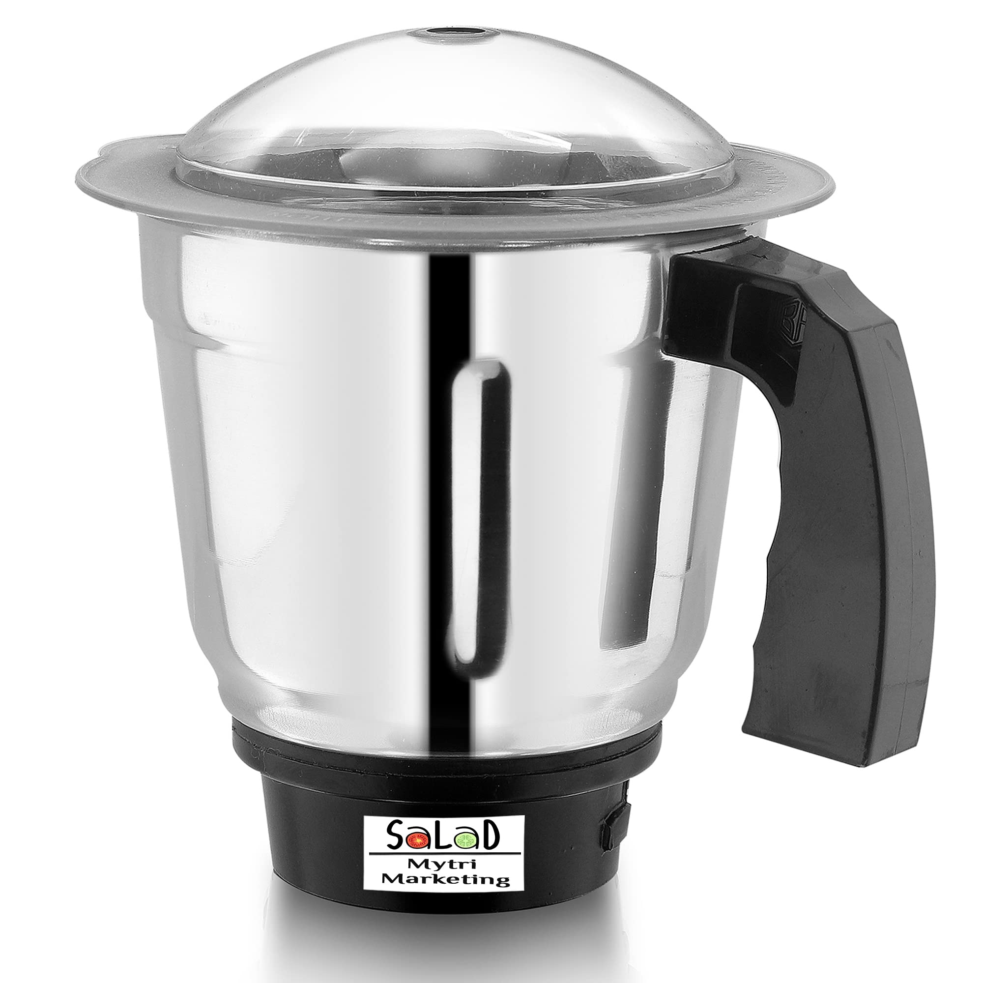 Salad Dry Jar with Lid for Mixer Grinder (750ML), Stainless Steel Material, Silver, 1Pc MA02-image-33