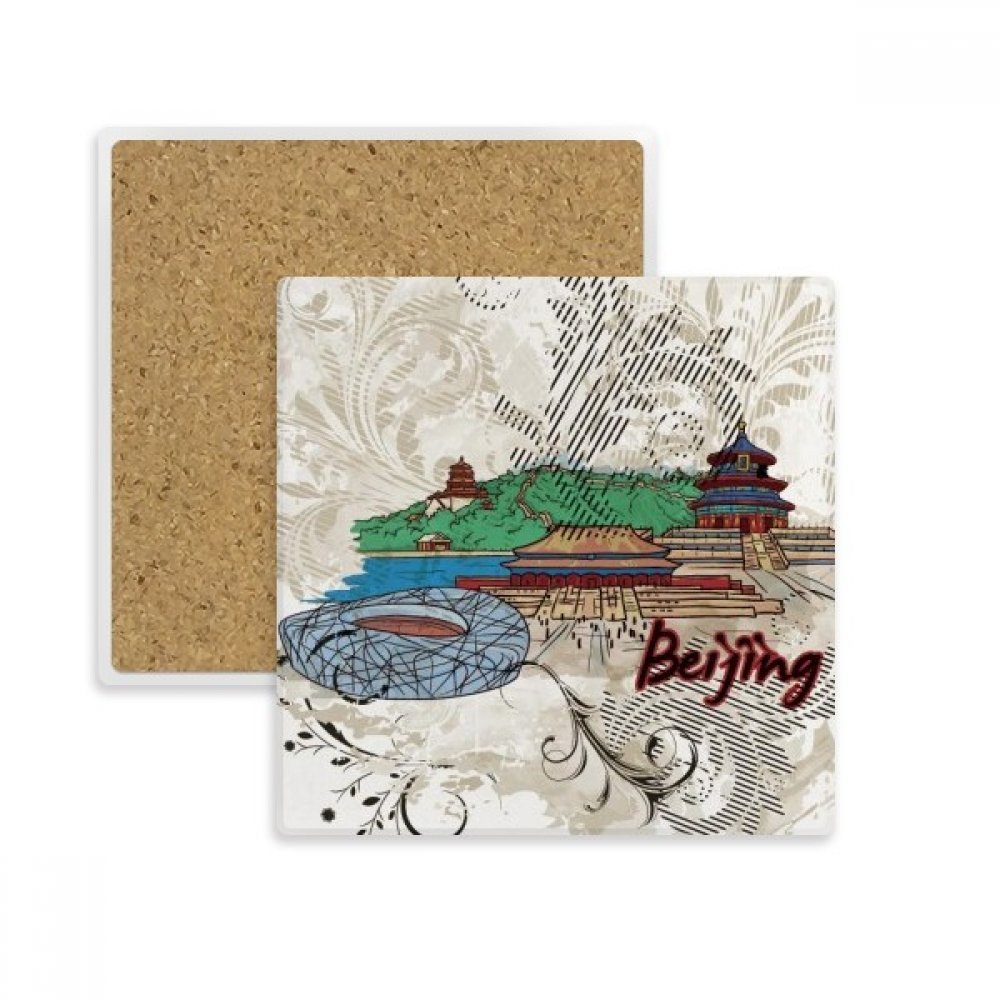 Nid d'oiseau Pékin coaster absorbant pour éliminer les taches