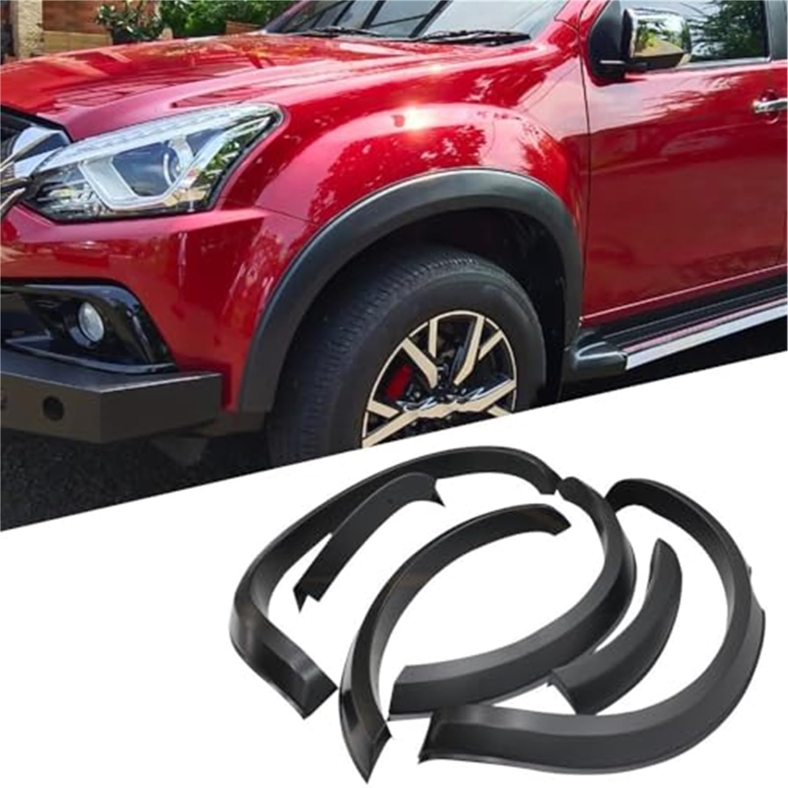 Dla Isuzu, Mu-x 2017 2018 2019 2020 6 sztuk/zestaw nadkola