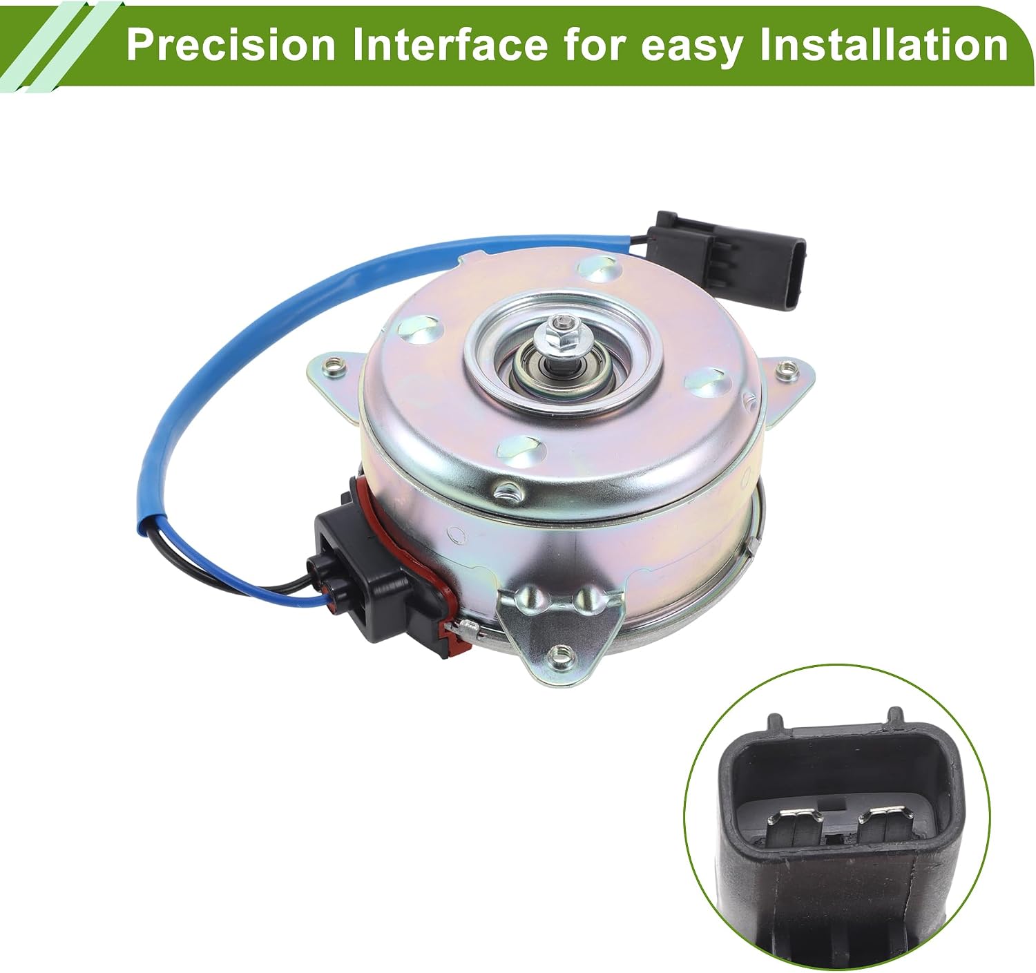 Radiator Fan Motor for Honda Accord 2013-2017 Quiet Engine Cooling Fan Motor No.1903055AZ01 1 Pc