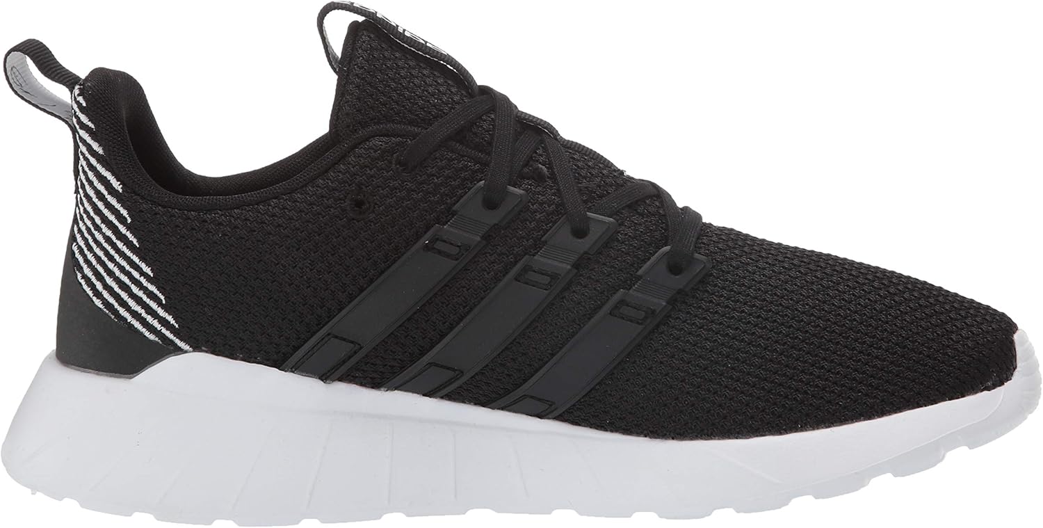 adidas mens Questar Flow Sneaker Running Shoe, Black/Black/White, 10.5 US