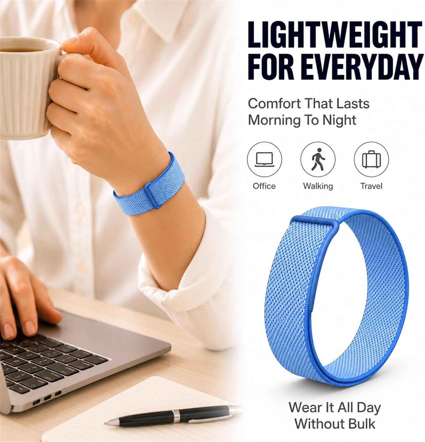 Band Compatible with Google Fitbit Air, Breathable Sport Strap image 3
