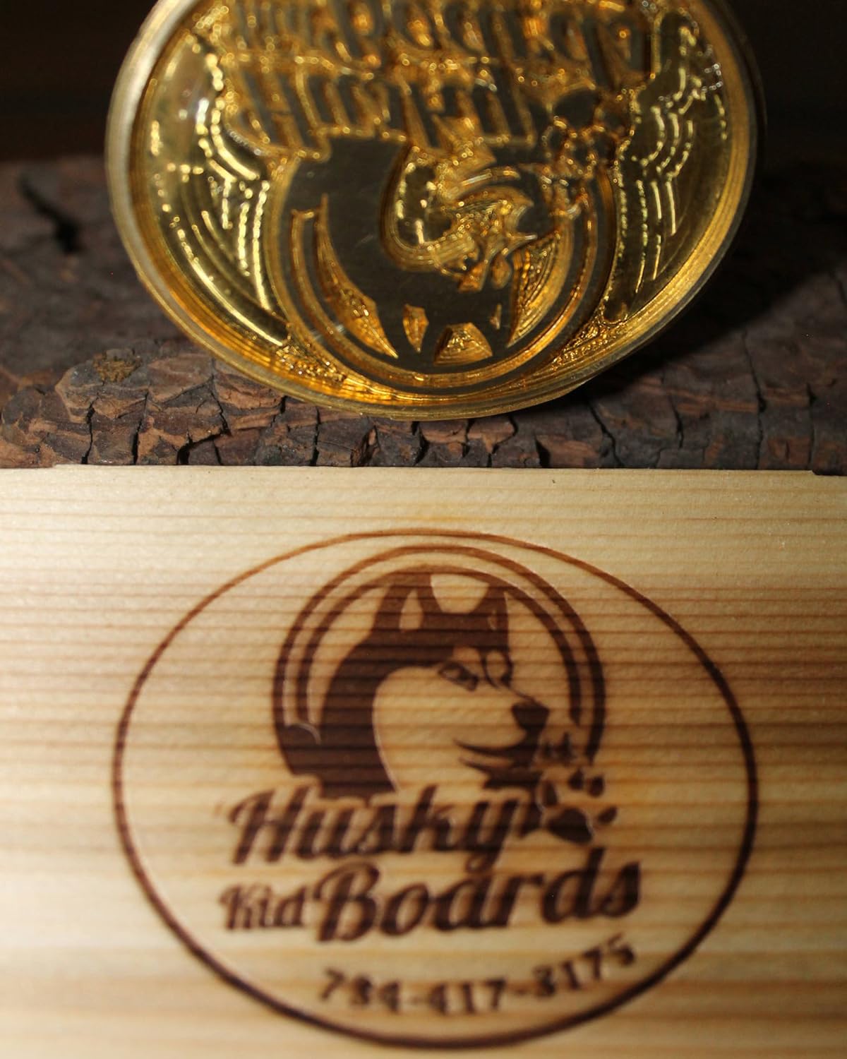 Custom Logo Branding Iron Hot Foil Stamping Brass Stamp Branding Iron Wood Burning Stamp Heating for Leather Wood Plastic (3inch/7.62cm)