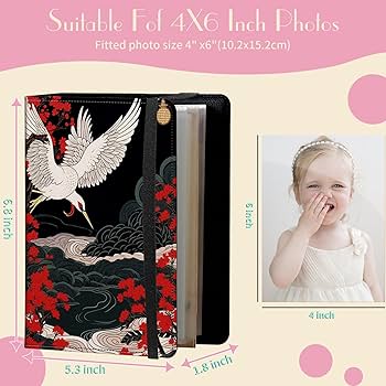 Amazon.com: Photo Album 4x6 Photos - 60 Photos Capacity PU