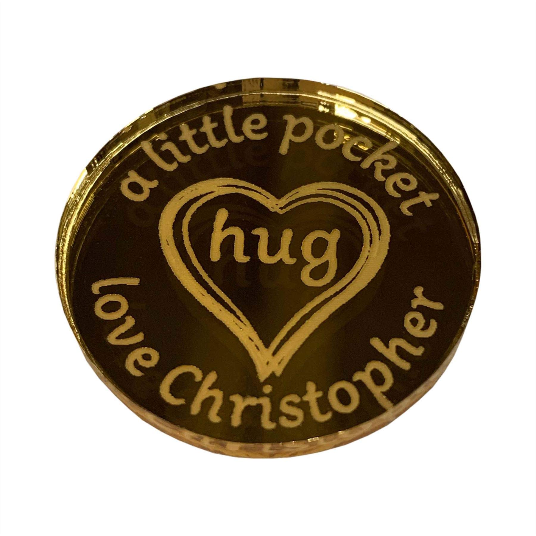 Buy Personalised Pocket Hugs Little Christmas Hug Token to Send