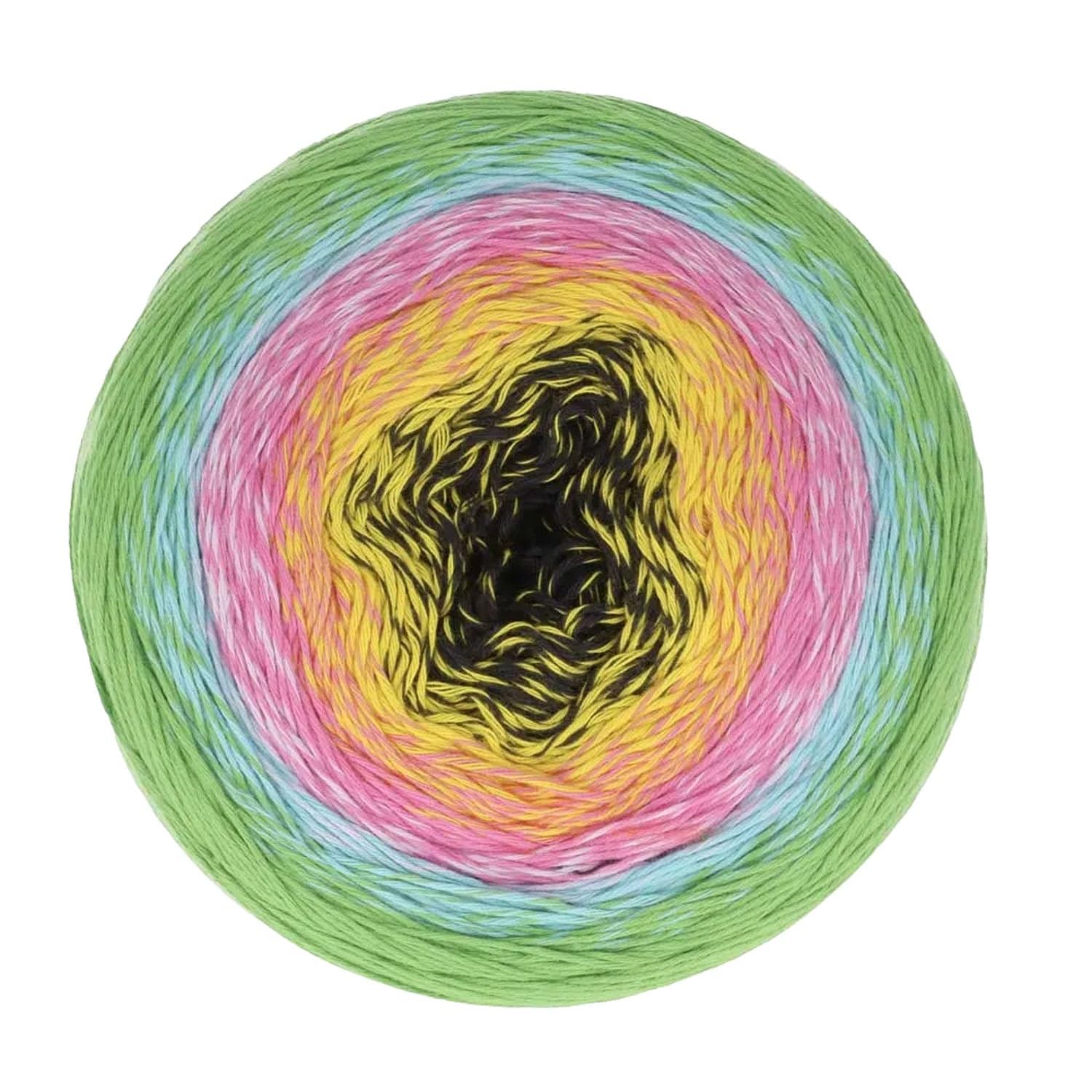 Scheepjes Cotton Whirl Yarn - 1000m, Cyber Sunrise, 723 Cyber Sunrise