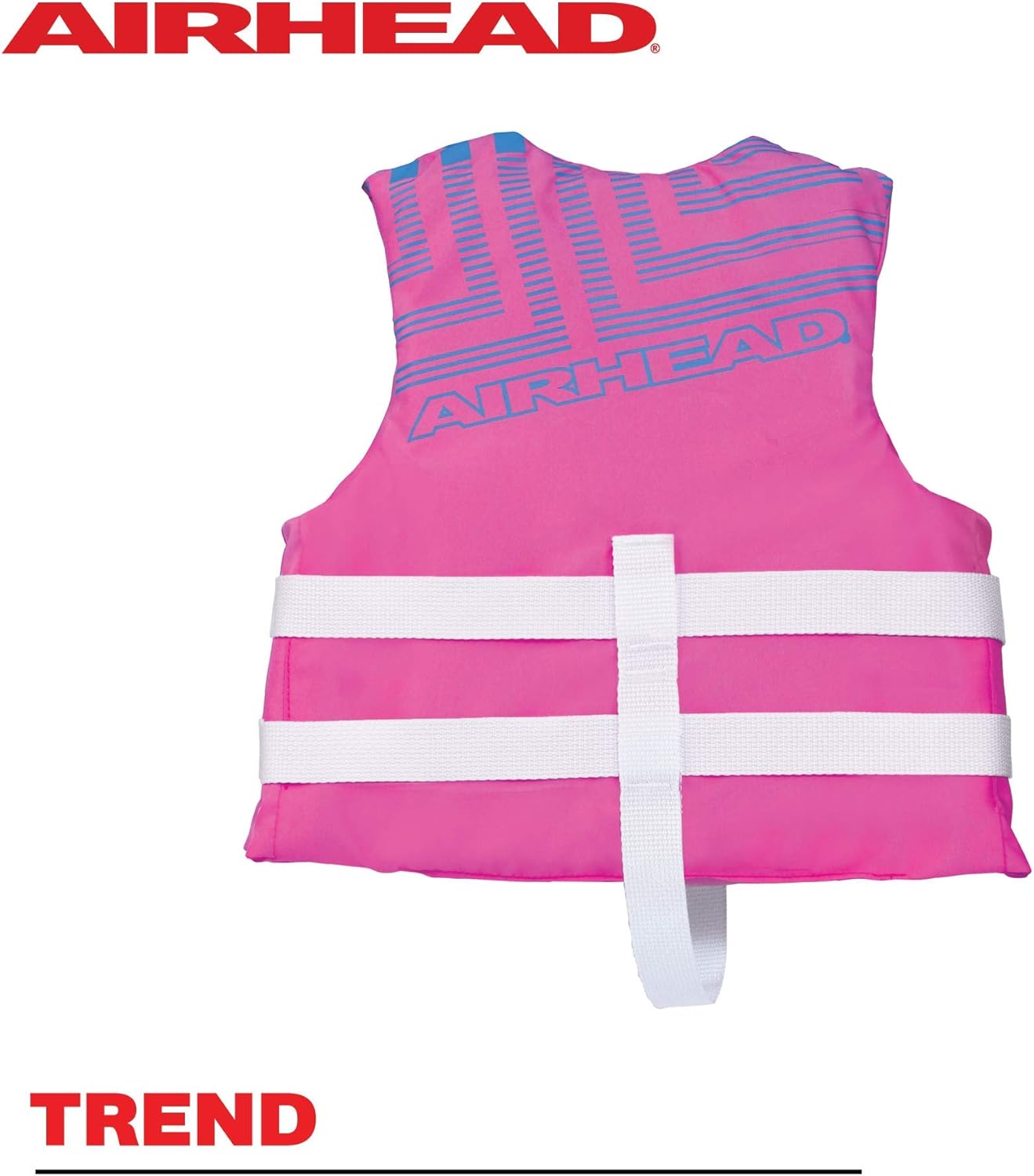 Airhead Children's Trend Life Vest - USCG Approved Life Jacket - 22-25 in Chest Size - 33-55 lbs. - Ideal for Boating, Watersports, Swimming, Wakeboard & More