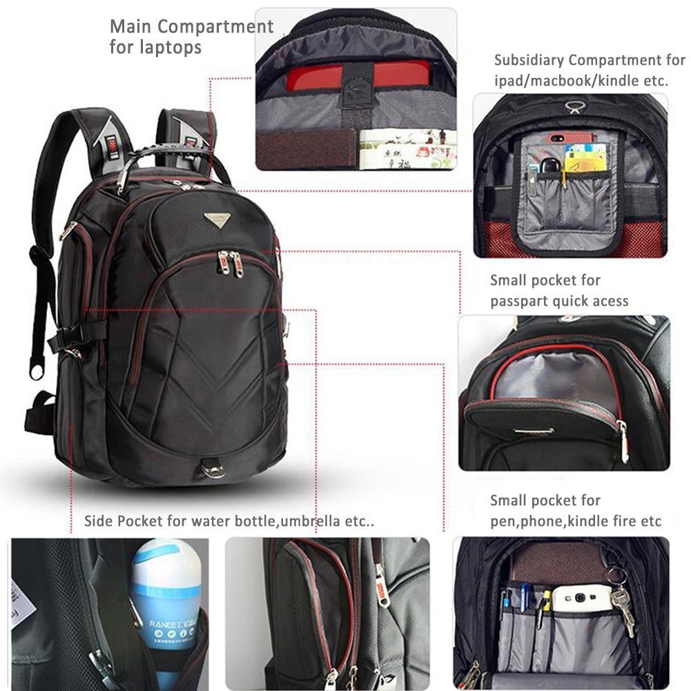 bonvince 18.4 laptop backpack 18.4