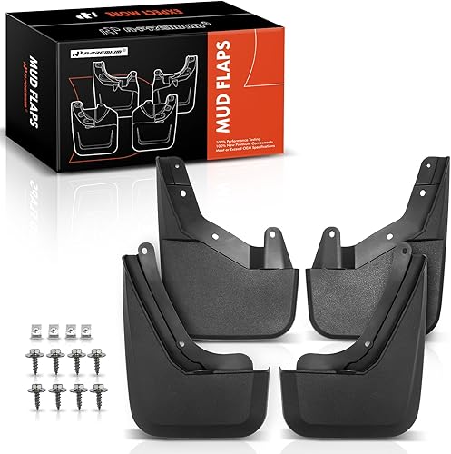 A-Premium 4 unidades de guardabarros compatibles con Cadillac Escalade 2021 2022 2023 2024, delantero y trasero