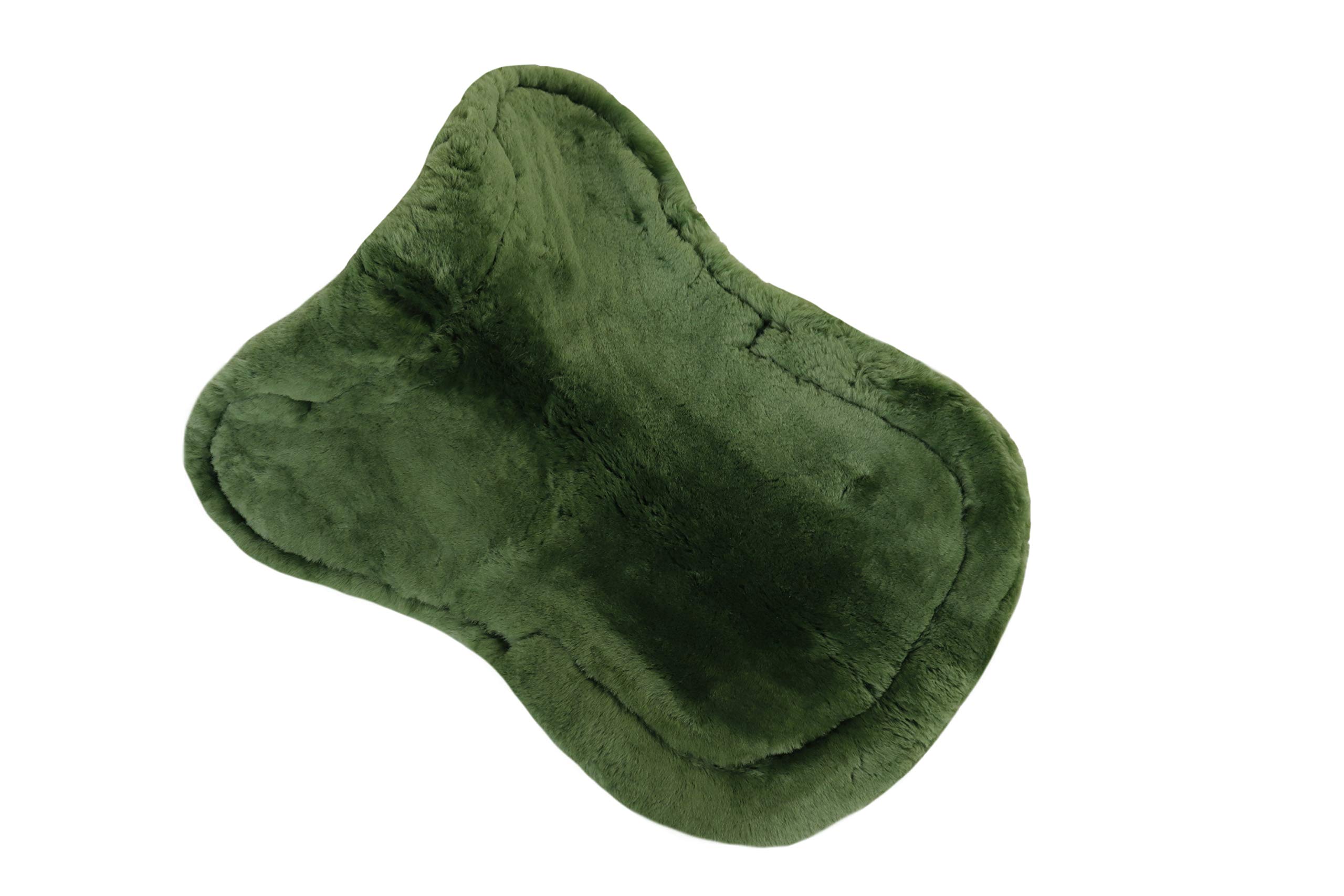 Engel Germany semisottosella Pelle di Agnello cottone Verde (Sakis 2) dai Colori Vivaci: da Abbinare a 12 Colori di Pelliccia di Agnello!