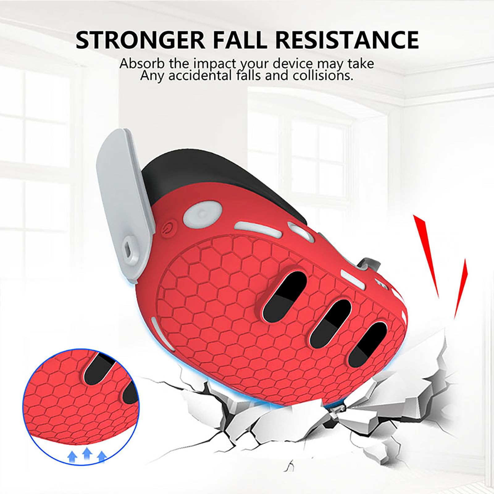 Accessori essenziali per cuffie protettore controller Grip Rocker Cap interfacce facciali controller staffa accessori set 7 pezzi