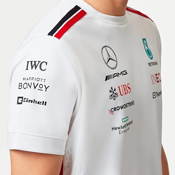 Mercedes AMG Petronas Formula One Team - 2023 Team T-Shirt - White - Men - Size: XXL
