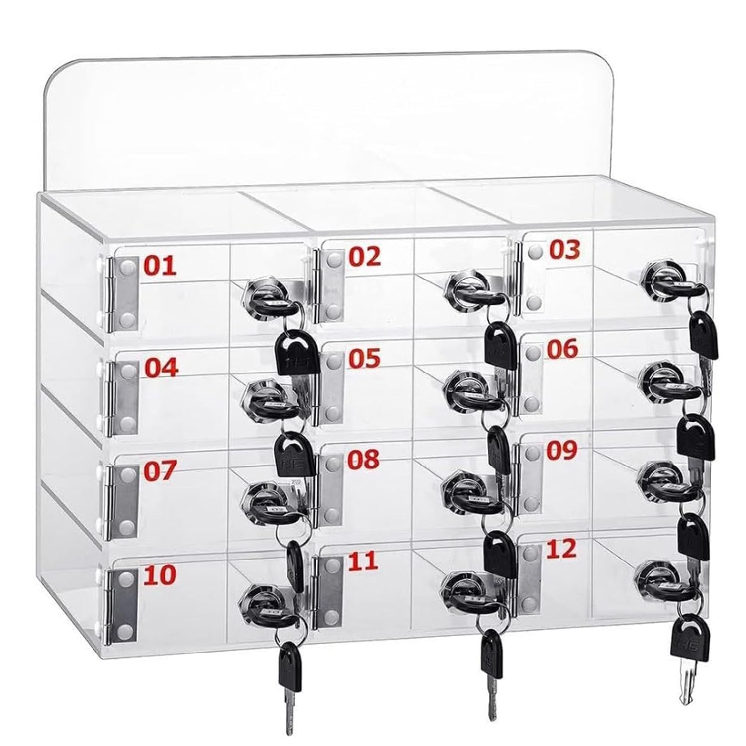 Caja De Seguridad Transparente Para Teléfonos Móviles Con Les Armario De Almacenamiento De Acrílico Para Teléfonos Móviles Caja De Seguridad Transparente Para Teléfono Montada En La Pared n