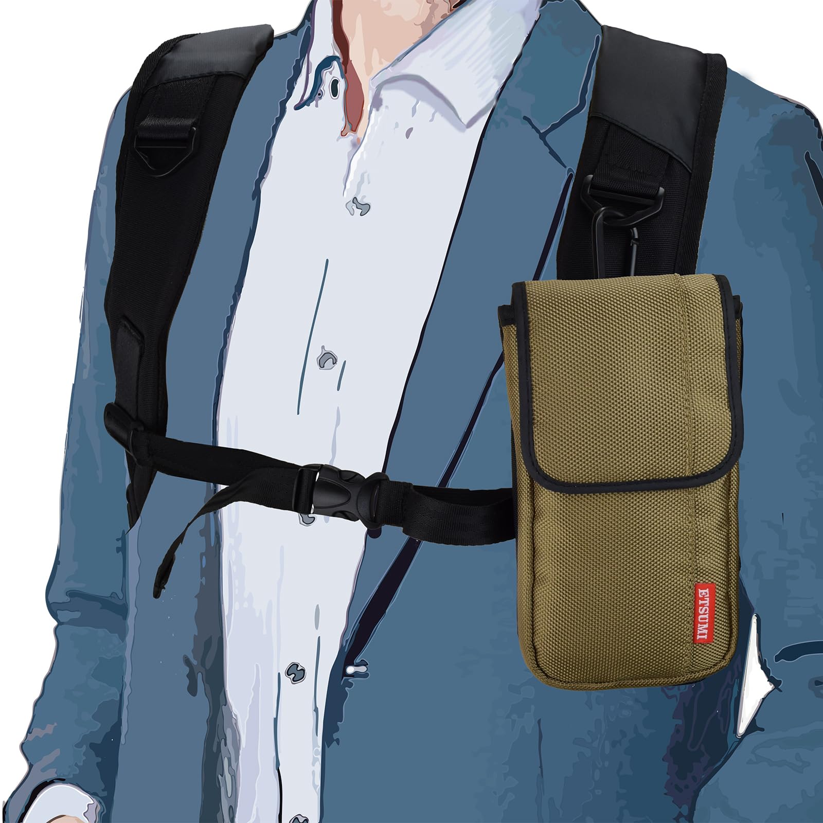 Amazon.co.jp: エツミ カメラケース カメラポーチ MONOポーチ フラップ