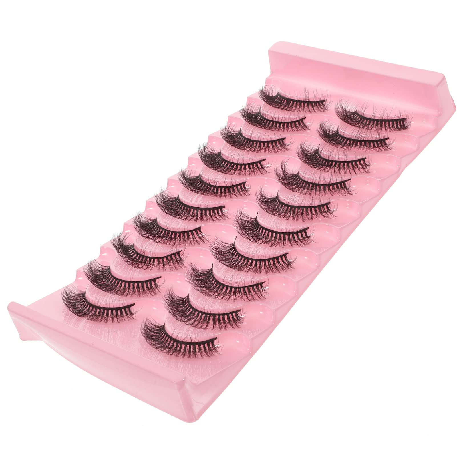 FRCOLOR 40 Paia Ciglia finte Ciglia estensioni delle ia lunghe ia finte piene naturali per le donne ia naturali Riccio Accessori 7d Imitazione