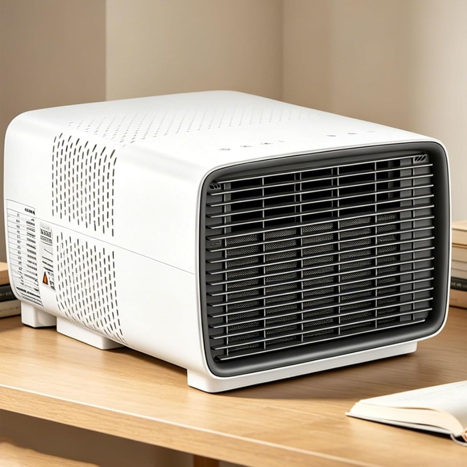 Kompaktowy klimatyzator sprężarkowy, cicha praca (45 dB) 110V | Przenośny klimatyzator okienny o niskim poborze mocy (280 W) – idealny na kemping, do kampera, sypialni lub małego biura
