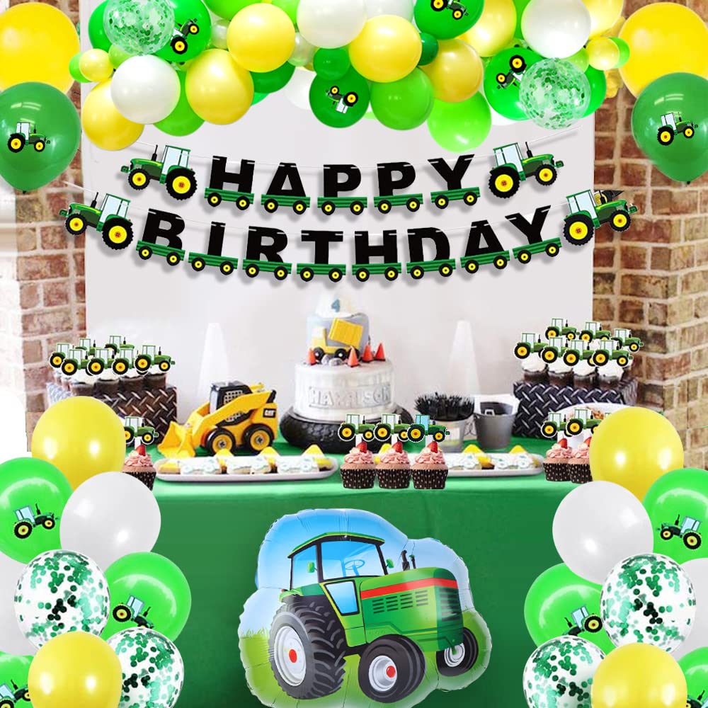 Tractor Balloon Party Birthday Decorations Boys,Farm Tractor Theme