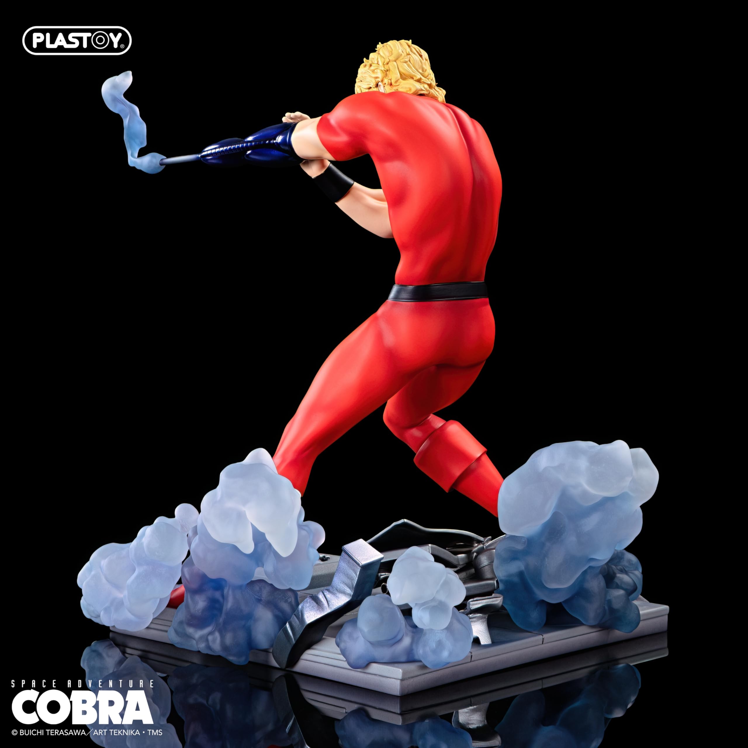 Plastoy Space Adventure Cobra Statuette de collection Cobra Psychogun - Édition limitée à 500 exemplaires - Résine - Format 1/6-28 cm