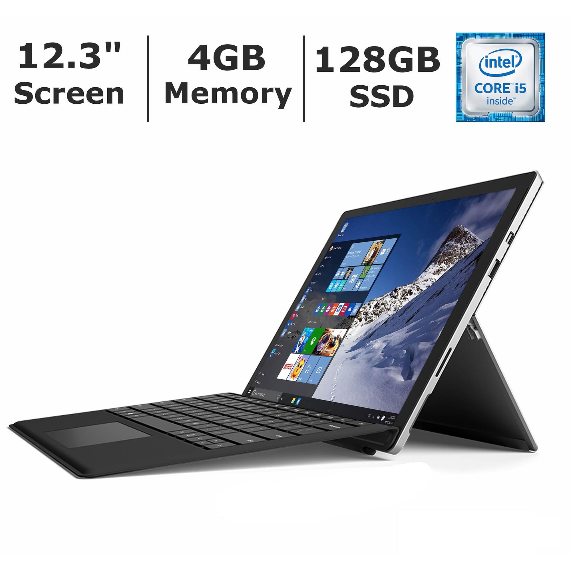Amazon.com : Microsoft Surface Pro 4 (128 GB, 4 GB RAM, Intel Core i5) + Microsoft Type Cover (Renewed) : Electronics Amazon.com : Microsoft Surface Pro 4 (128 GB, 4 GB RAM, Intel Core i5) + Microsoft Type Cover (Renewed) : Electronics
