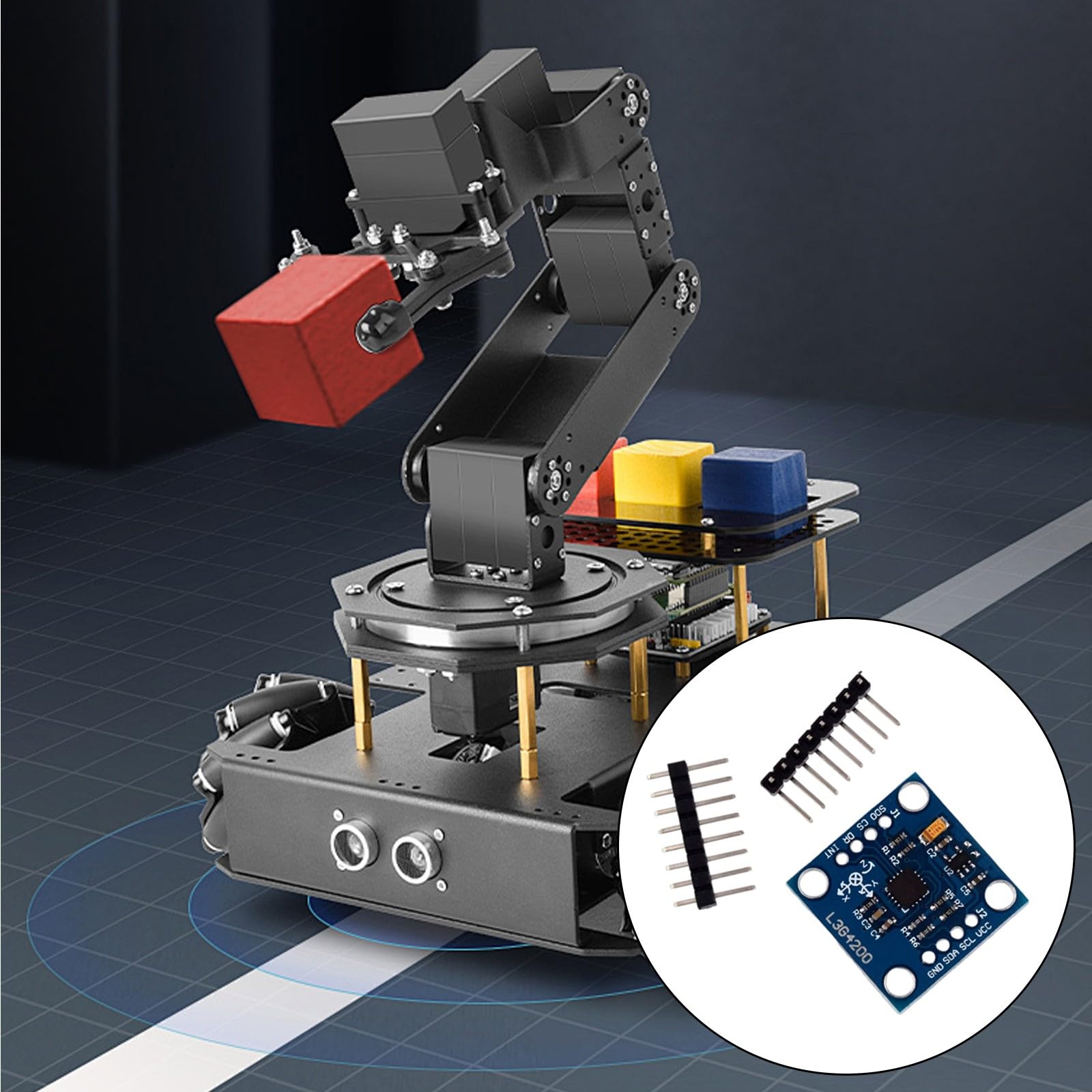 5x GY-50 L3G4200D 3-Achsen Gyro-Sensor – Digitales Winkelgeschwindigkeitsmodul Für Robotik, GPS & VR, I2C/SPI