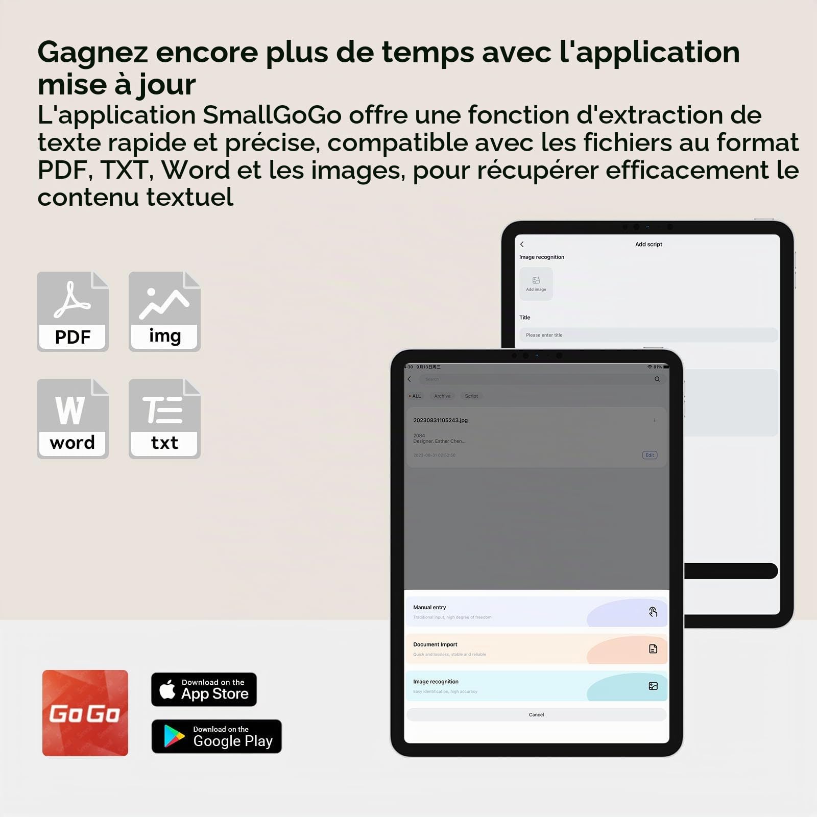 SMALLRIG Téléprompteur pour iPad pour Android Tablette Jusqu'à 11", App Support PDF Picture Word TXT, Doit Work avec Baseplate LWS de 15mm pour Caméscope DSLR sans Miroir, Pas pour Smartphone - 3646
