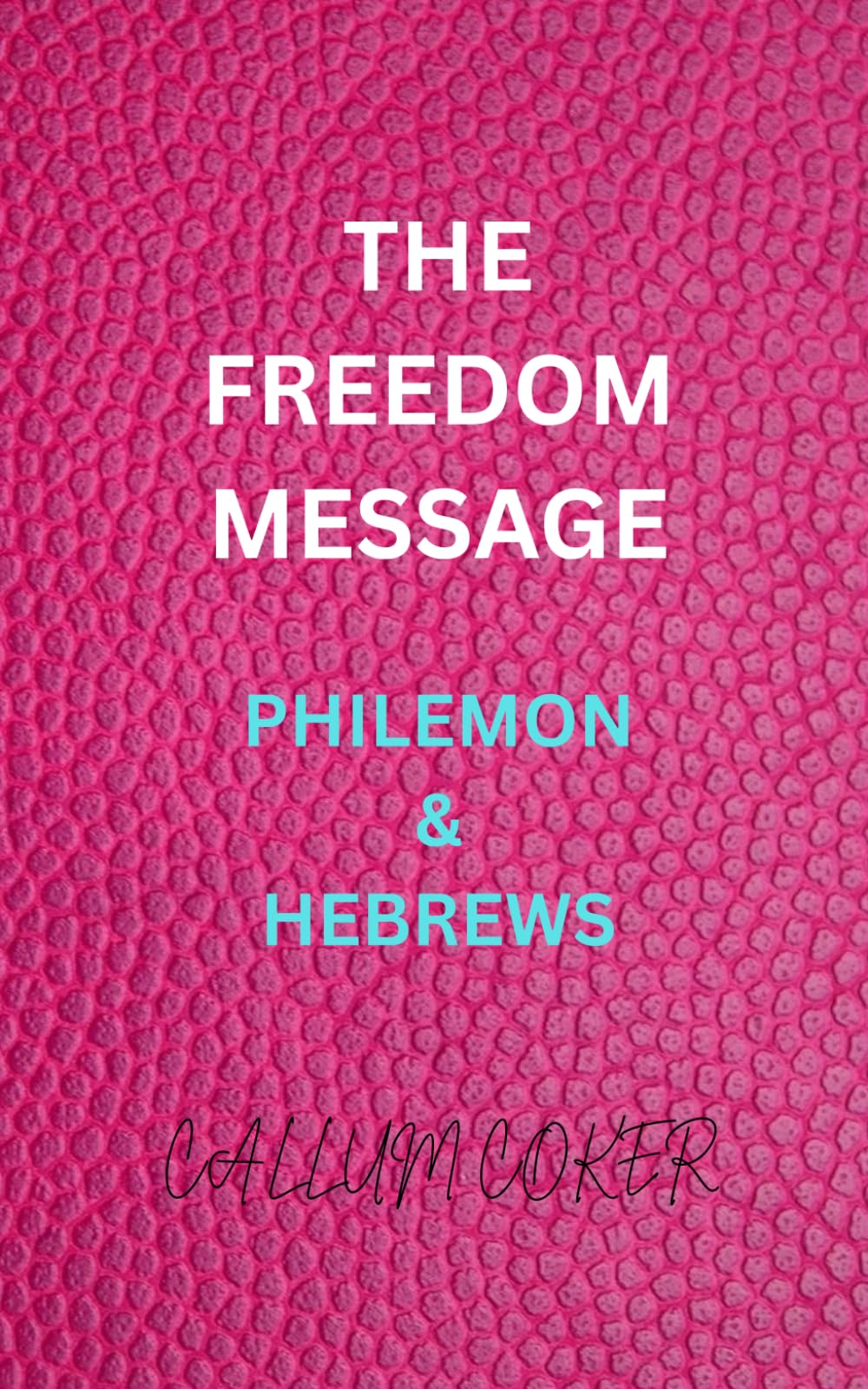 THE FREEDOM MESSAGE: PHILEMON & HEBREWS