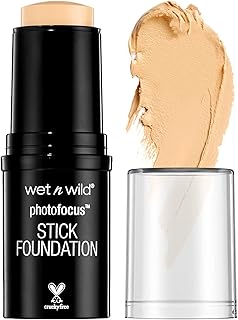 Wet n Wild Photo Focus Matte Foundation Stick Makeup, Porcelain | Vegan & Cruelty-Free