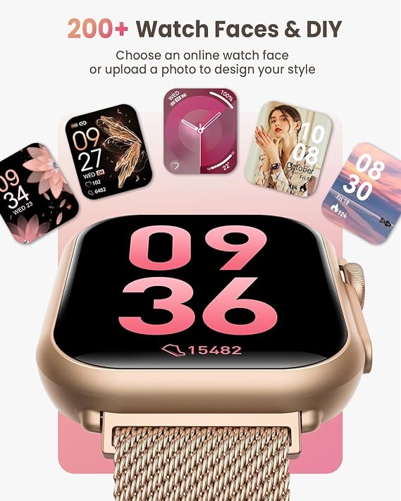 Smart Watch for Women Men Fitness: Smart Watch ,Fitness Tracker, 2 Bands