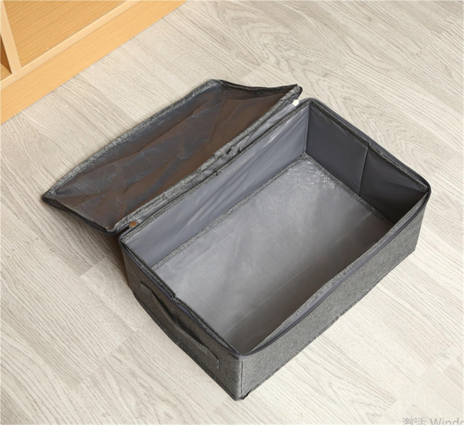 Cajas Almacenaje Organizador Armario Bolsa De Almacenamiento Debajo De La Cama con Asa Y Cremallera For Mantas, Sábanas, Almohadas Y Toallas Bolsas Almacenaje Ropa Mantas(40x30x21cm)