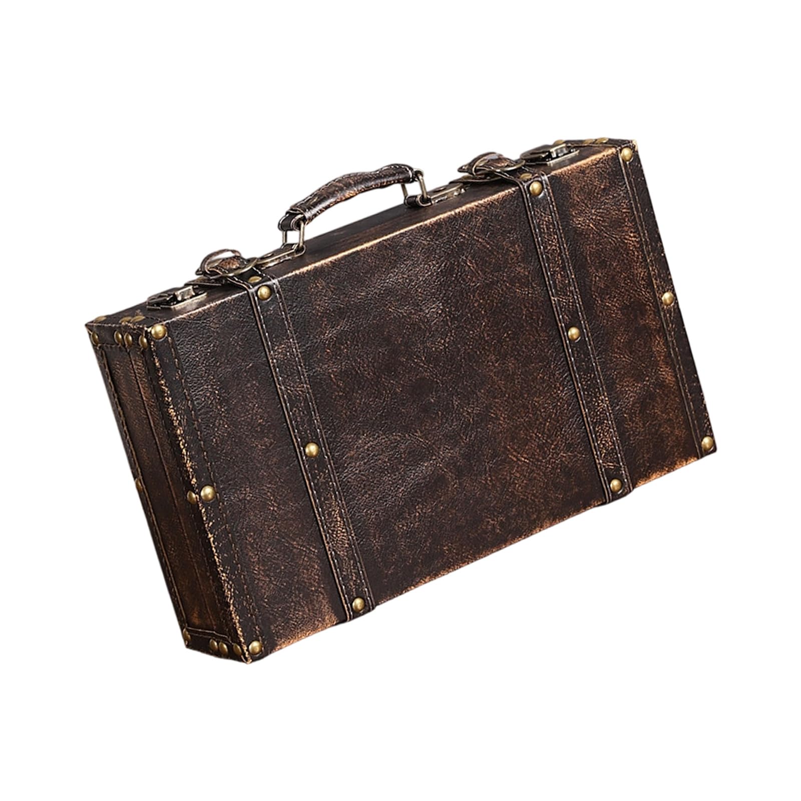 Coffre de rangement vintage en bois pour un salon rétro et ordonné