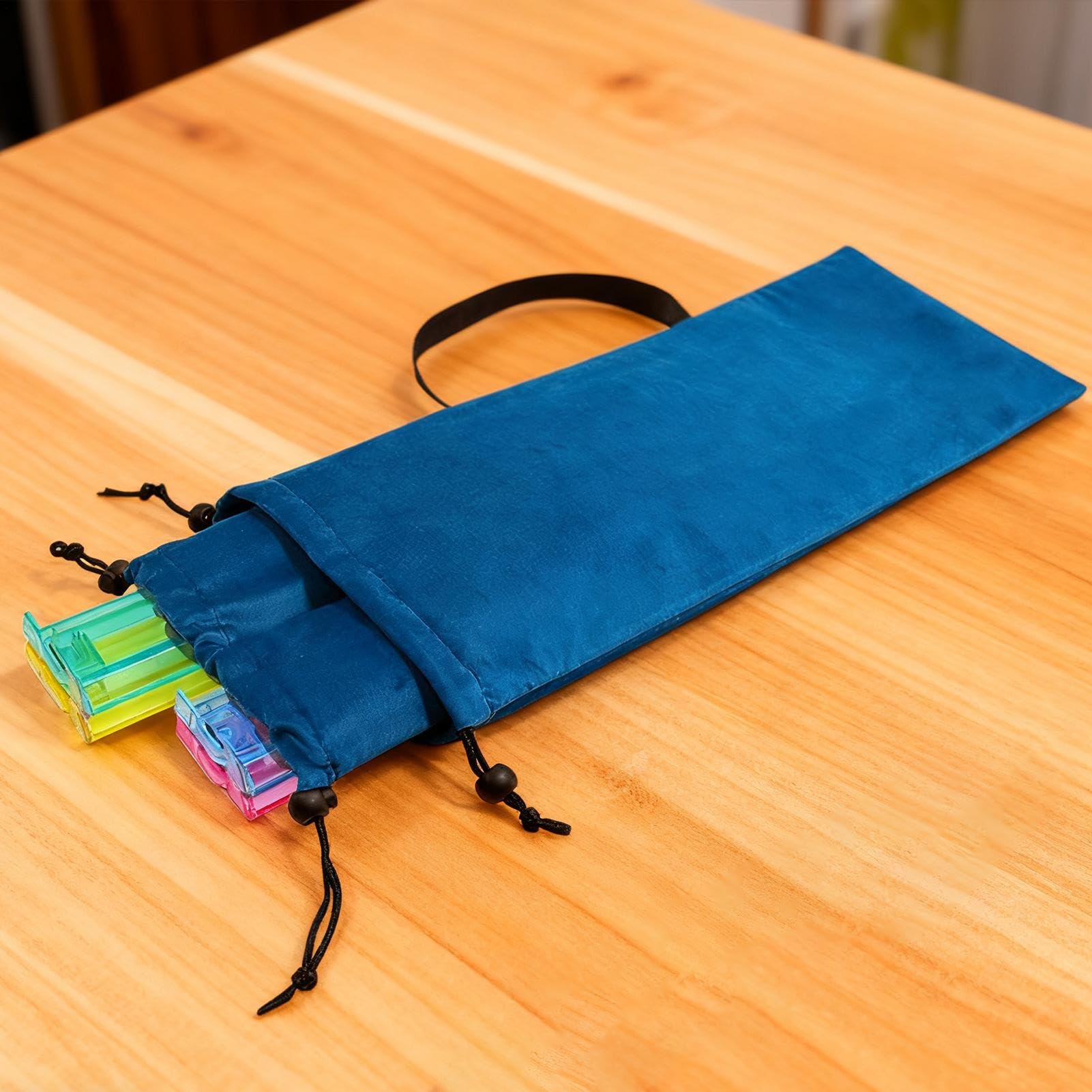 Bolsa De Mahjong Estuche Portátil Protector con Asa De Transporte