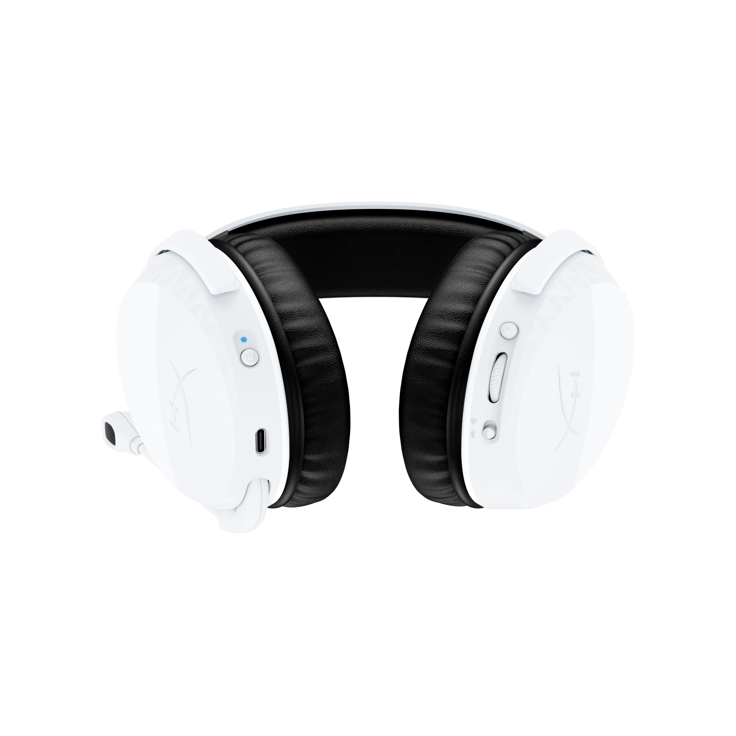 HyperX CloudX Stinger 3 Cuffie Gaming Wireless per PS5, Bianca | Bluetooth 5.2 e 2,4 GHz, fino a 80 ore di autonomia, driver da 50 mm, microfono, bianco