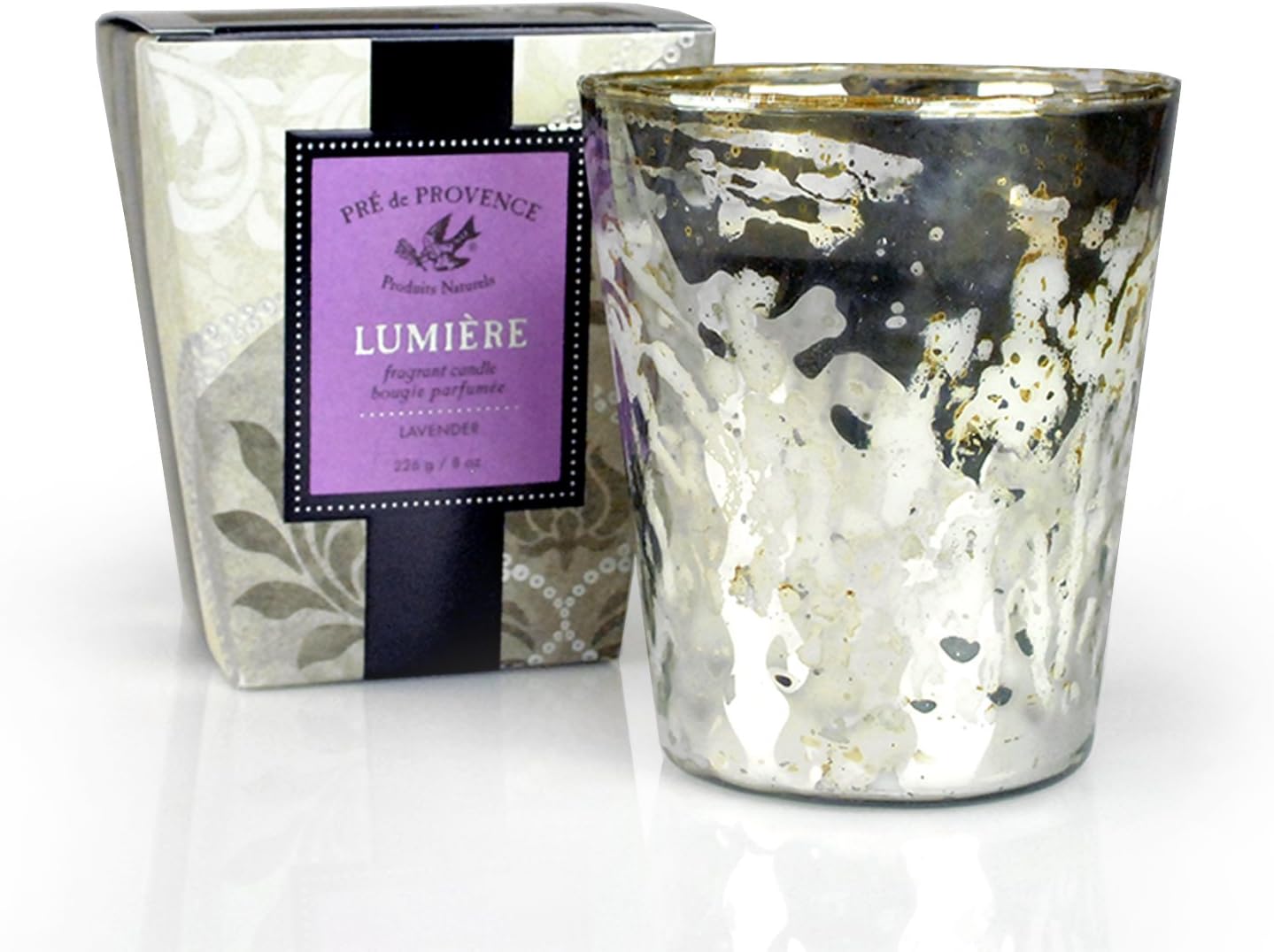 Pre de ProvenceLavender Lumiere Fragrant Candle