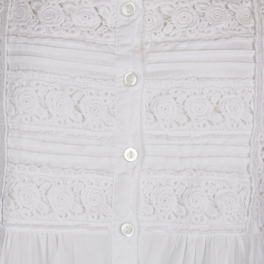 The 1 for U 100% cotone, maniche lunghe, camicia da notte con tasche, 7 taglie Isabella